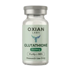Oxian Labs Glutathione 1500 mg lyophilized research peptide vial