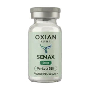 Oxian Labs Semax 5 mg lyophilized research peptide vial