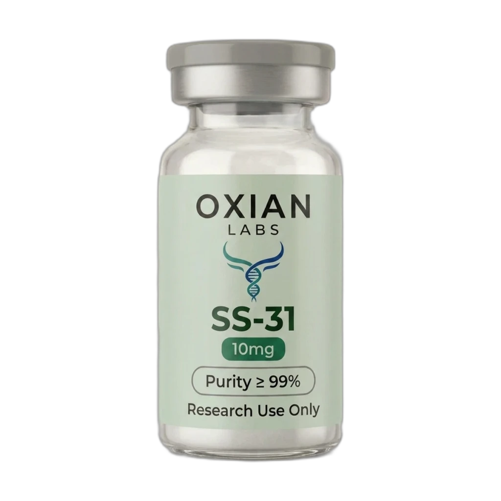 Oxian Labs SS-31 10 mg lyophilized research peptide vial